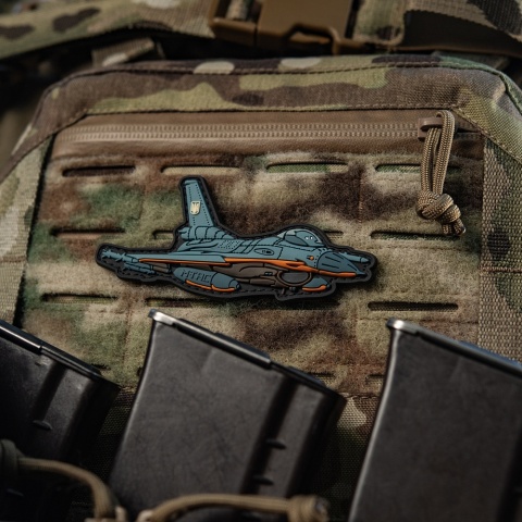 M-TAC Naszywka na rzep F-16 PVC Blue