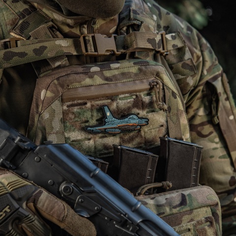 M-TAC Naszywka na rzep F-16 PVC Blue
