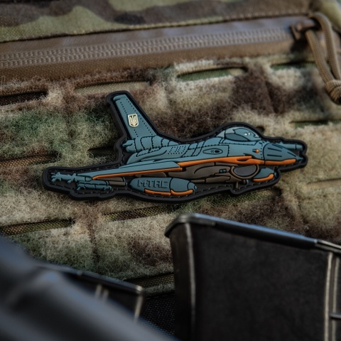 M-TAC Naszywka na rzep F-16 PVC Blue
