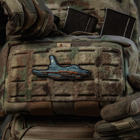 M-TAC Naszywka na rzep F-16 PVC Blue
