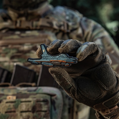 M-TAC Naszywka na rzep F-16 PVC Blue
