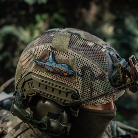 M-TAC Naszywka na rzep F-16 PVC Blue