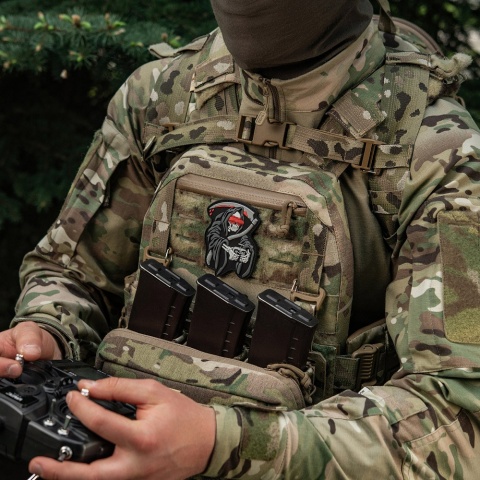 M-TAC Naszywka na rzep FPV Operator PVC Black Grey