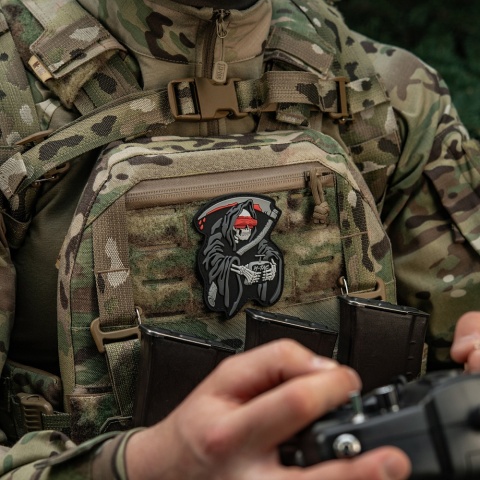 M-TAC Naszywka na rzep FPV Operator PVC Black Grey