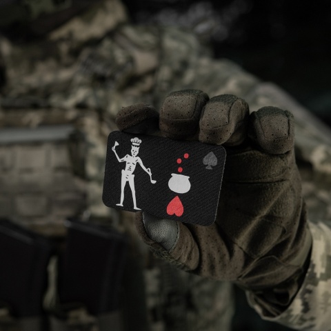 M-TAC Naszywka na rzep Flaga Czarnobrody Kuk Black