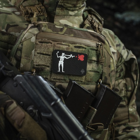 M-TAC Naszywka na rzep Flaga Czarnobrody RPG-7 Black