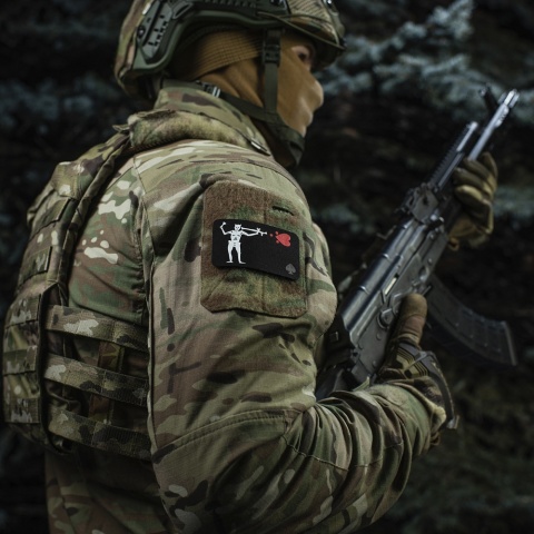M-TAC Naszywka na rzep Flaga Czarnobrody RPG-7 Black