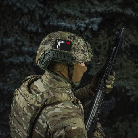 M-TAC Naszywka na rzep Flaga Czarnobrody RPG-7 Black