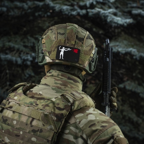 M-TAC Naszywka na rzep Flaga Czarnobrody RPG-7 Black