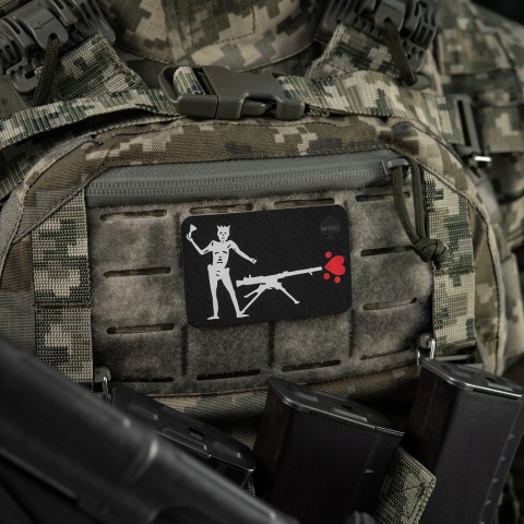M-TAC Naszywka na rzep Flaga Czarnobrody SPG-9 Black
