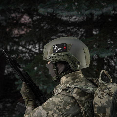 M-TAC Naszywka na rzep Flaga Czarnobrody SPG-9 Black