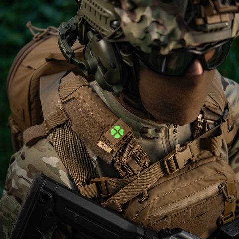 M-TAC Naszywka na rzep MOLLE Koniczyna Laser Cut Coyote