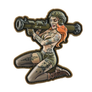 M-TAC Naszywka na rzep Morale Patch Tactical Girl #10 Tattoo PVC