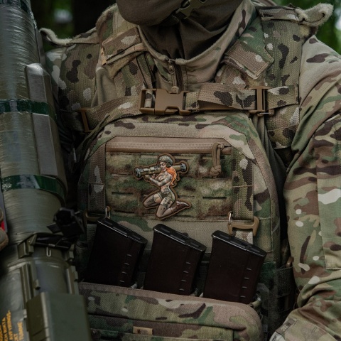 M-TAC Naszywka na rzep Morale Patch Tactical Girl #10 Tattoo PVC