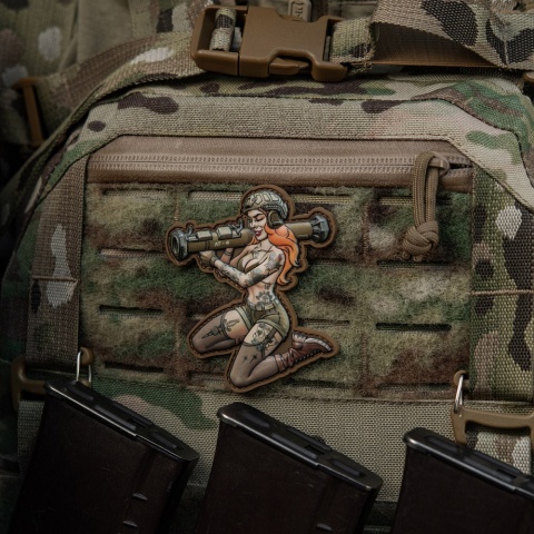 M-TAC Naszywka na rzep Morale Patch Tactical Girl #10 Tattoo PVC