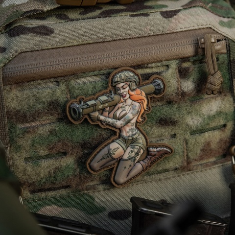 M-TAC Naszywka na rzep Morale Patch Tactical Girl #10 Tattoo PVC