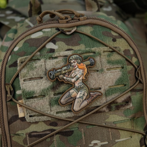 M-TAC Naszywka na rzep Morale Patch Tactical Girl #10 Tattoo PVC