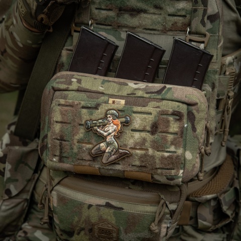M-TAC Naszywka na rzep Morale Patch Tactical Girl #10 Tattoo PVC