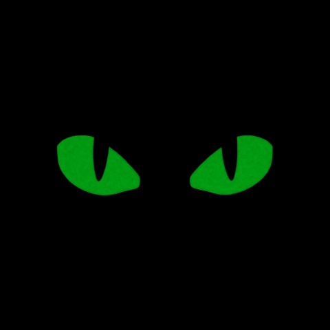 M-TAC Naszywka na rzep Tiger Eyes Laser Cut PAIR Ranger Green Green GID