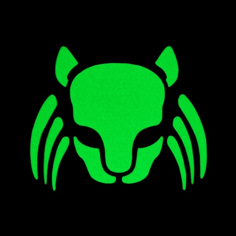 M-TAC Naszywka na rzep Cat Predator Black GID
