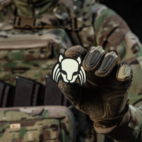 M-TAC Naszywka na rzep Cat Predator Black GID