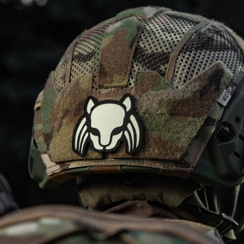 M-TAC Naszywka na rzep Cat Predator Black GID
