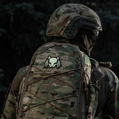 M-TAC Naszywka na rzep Cat Predator Black GID