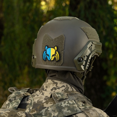 M-TAC Naszywka na rzep Cat Predator Black Yellow Blue