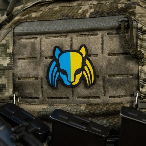 M-TAC Naszywka na rzep Cat Predator Black Yellow Blue