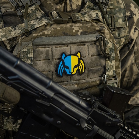 M-TAC Naszywka na rzep Cat Predator Black Yellow Blue