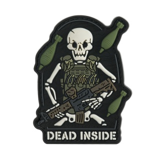 M-TAC Naszywka na rzep Dead Inside Black Olive