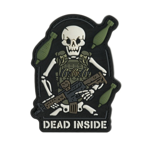 M-TAC Naszywka na rzep Dead Inside Black Olive