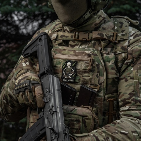 M-TAC Naszywka na rzep Dead Inside Black Olive