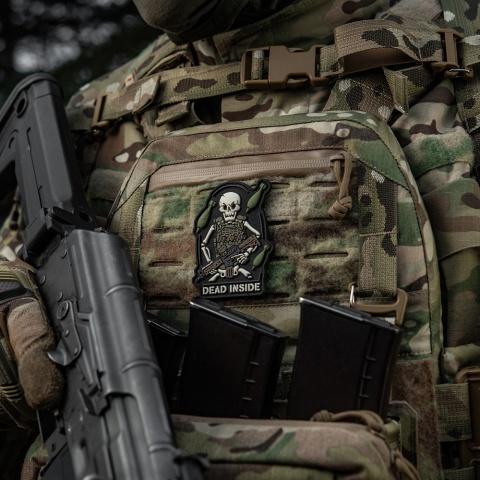 M-TAC Naszywka na rzep Dead Inside Black Olive
