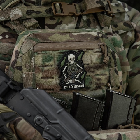 M-TAC Naszywka na rzep Dead Inside Black Olive