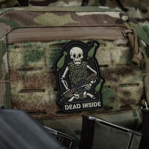 M-TAC Naszywka na rzep Dead Inside Black Olive