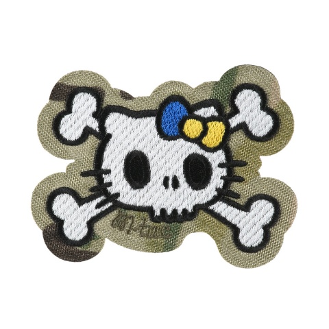 M-TAC Naszywka na rzep Kitty Haftowana White MultiCam®