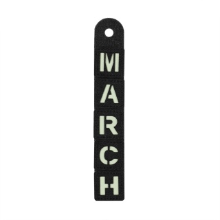 M-TAC Naszywka na rzep MARCH Black GID