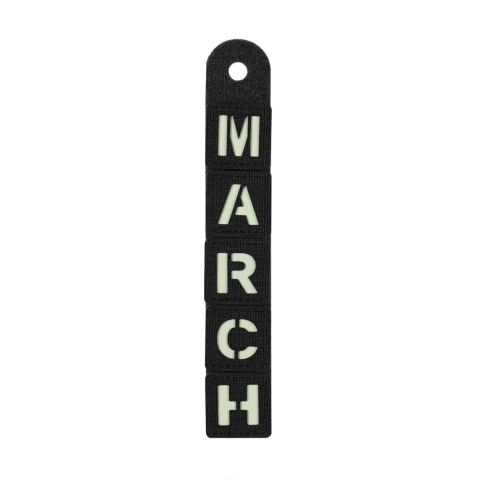 M-TAC Naszywka na rzep MARCH Black GID