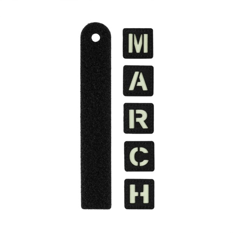 M-TAC Naszywka na rzep MARCH Black GID
