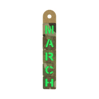 M-TAC Naszywka na rzep MARCH MultiCam® Green GID