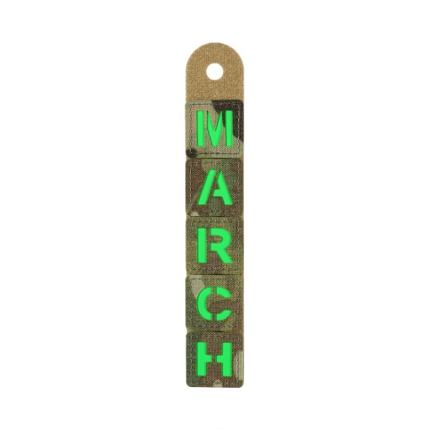 M-TAC Naszywka na rzep MARCH MultiCam® Green GID