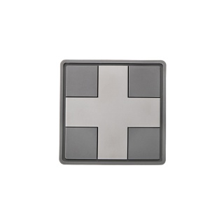 M-TAC Naszywka na rzep Medic Cross Square Grey PVC