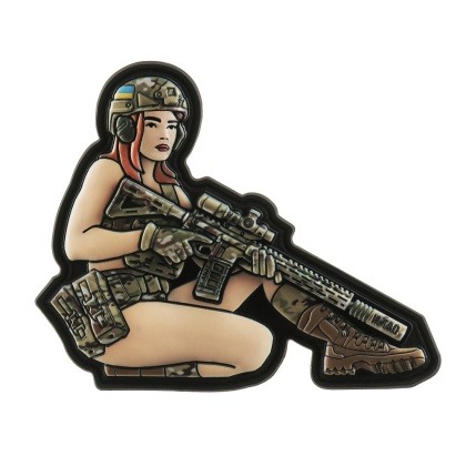 M-TAC Naszywka na rzep Morale Patch Tactical Girl #2 PVC MC