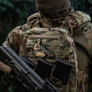 M-TAC Naszywka na rzep Morale Patch Tactical Girl #2 PVC MC