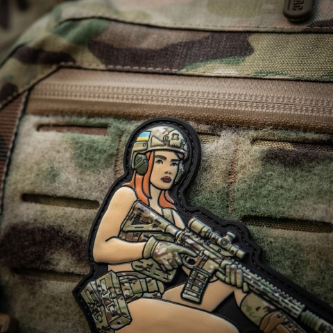 M-TAC Naszywka na rzep Morale Patch Tactical Girl #2 PVC MC