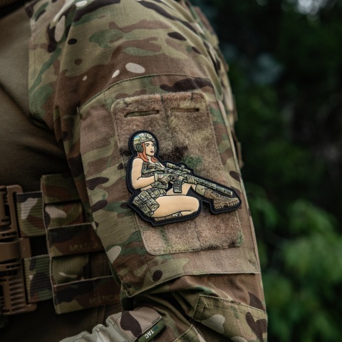 M-TAC Naszywka na rzep Morale Patch Tactical Girl #2 PVC MC