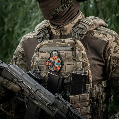 M-TAC Naszywka na rzep Tiger Niebieska Opaska PVC MM14
