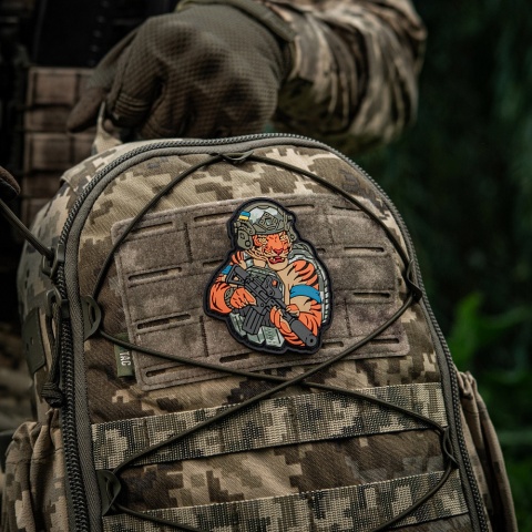 M-TAC Naszywka na rzep Tiger Niebieska Opaska PVC MM14