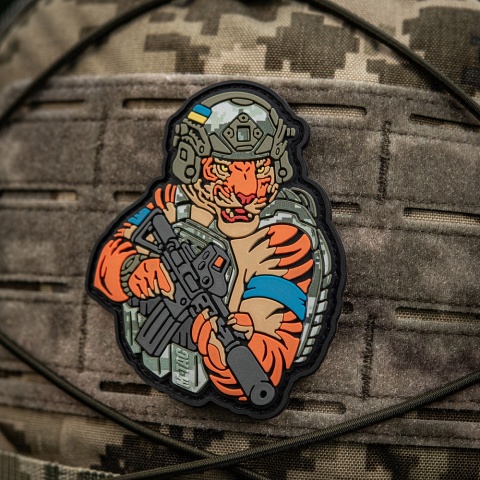 M-TAC Naszywka na rzep Tiger Niebieska Opaska PVC MM14